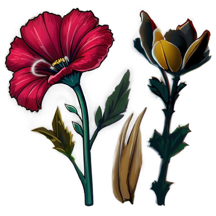 Simple Flower B PNG Image