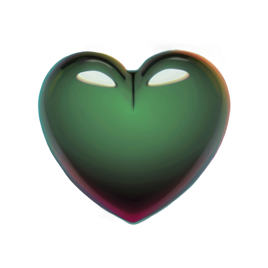 Simple Heart Emoji Transparent Illustration 05042024 PNG Image