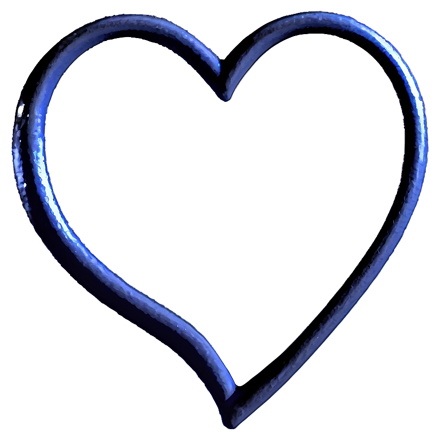 Simple Heart Outline Png Kqu66 PNG Image