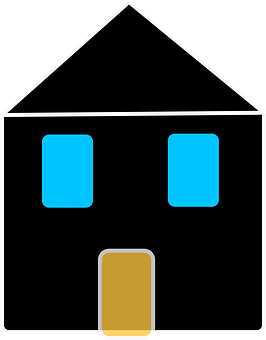 Simple Home Icon Graphic PNG Image