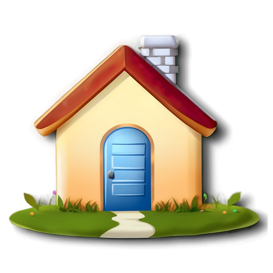 Simple House Emoji Png 95 PNG Image