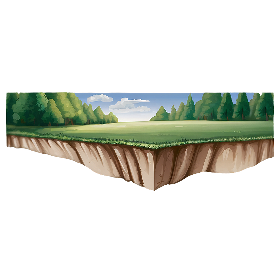 Simple Landscape Sketch Png Ydh PNG Image