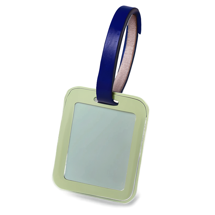 Simple Luggage Tag Png Mys32 PNG Image