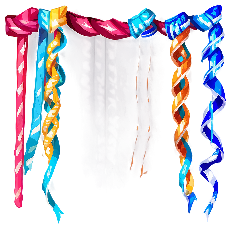 Simple Party Streamers Png Bcb47 PNG Image