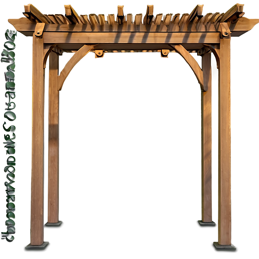 Simple Pergola Design Png 06132024 PNG Image