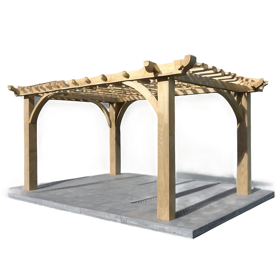 Simple Pergola Design Png 06132024 PNG Image