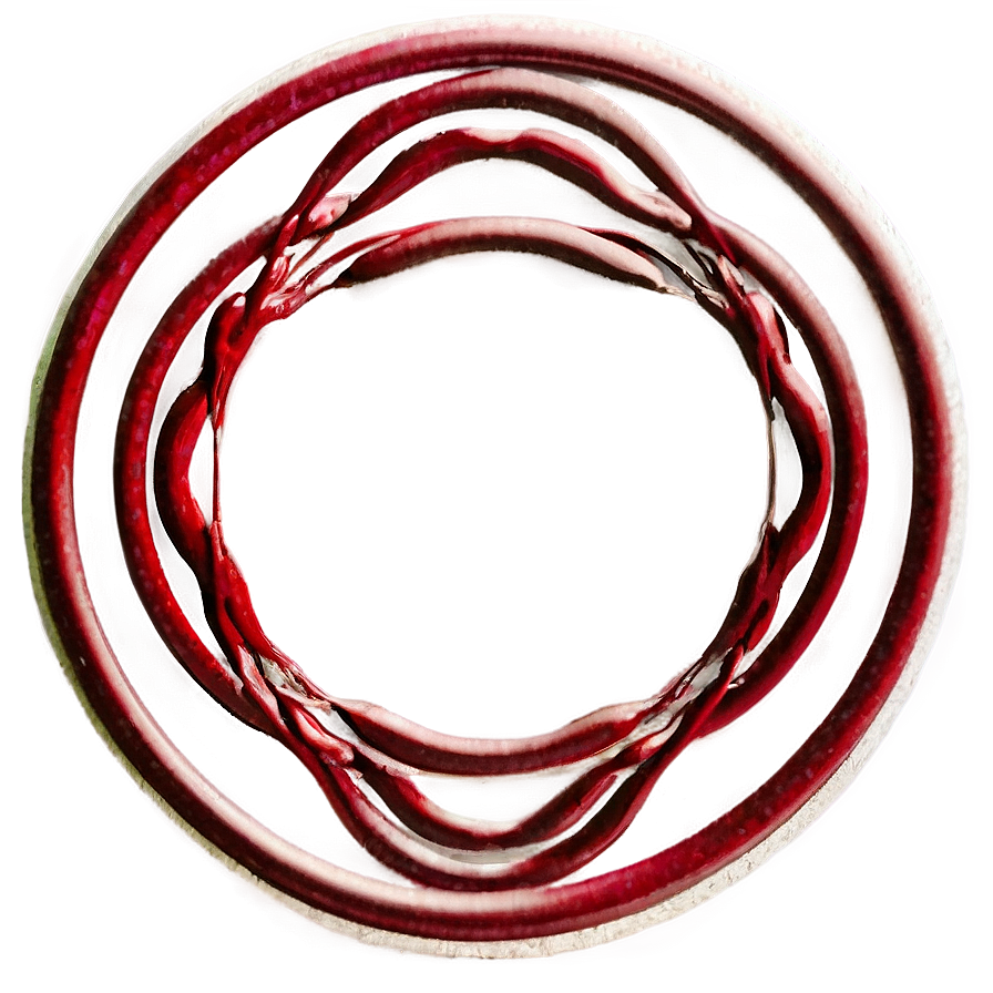 Simple Red Circle Design Png Erf PNG Image