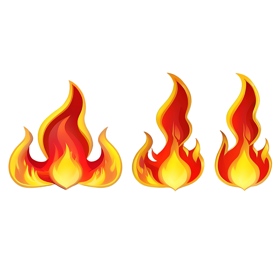 Simple Red Fire Clipart Png Omg52 PNG Image