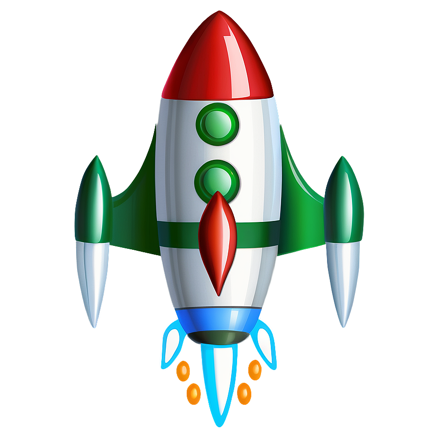 Simple Rocket Clipart Png 06272024 PNG Image