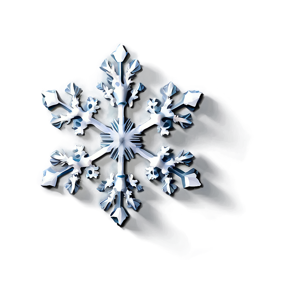 Simple Snowflake Design Png Kjo52 PNG Image