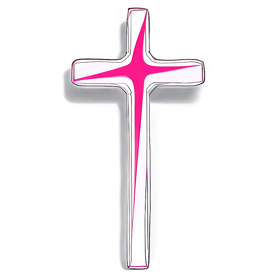 Simple Thin Cross Outline Png Ayx PNG Image