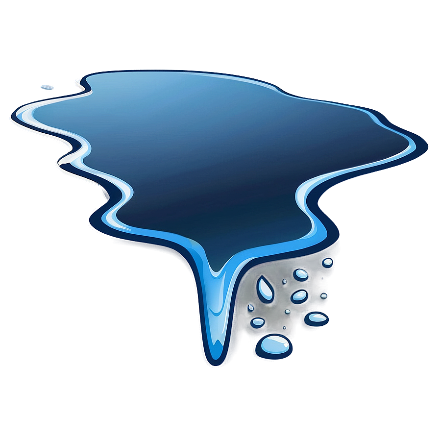 Simple Water Puddle Png 06132024 PNG Image