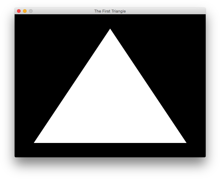 Simple White Triangle Graphic PNG Image