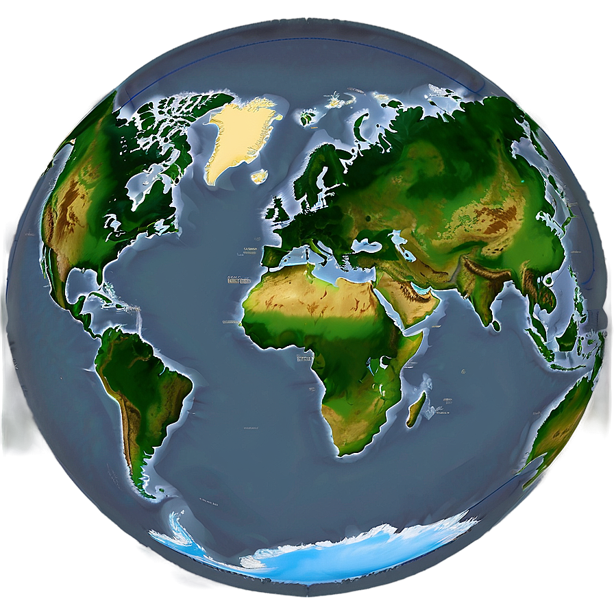 Simple World Map Png 24 PNG Image