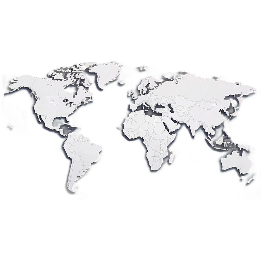 Simple World Map Png Hxb PNG Image