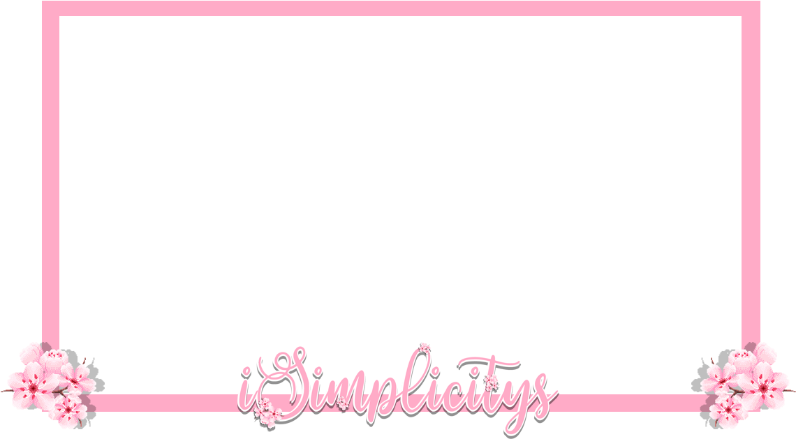 Simplicity_ Floral_ Stream_ Overlay PNG Image