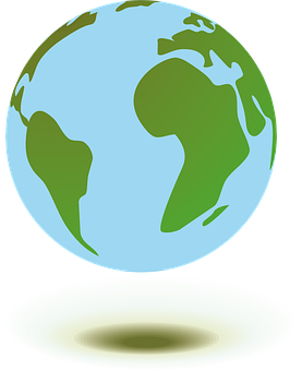 Simplified Earth Graphic PNG Image