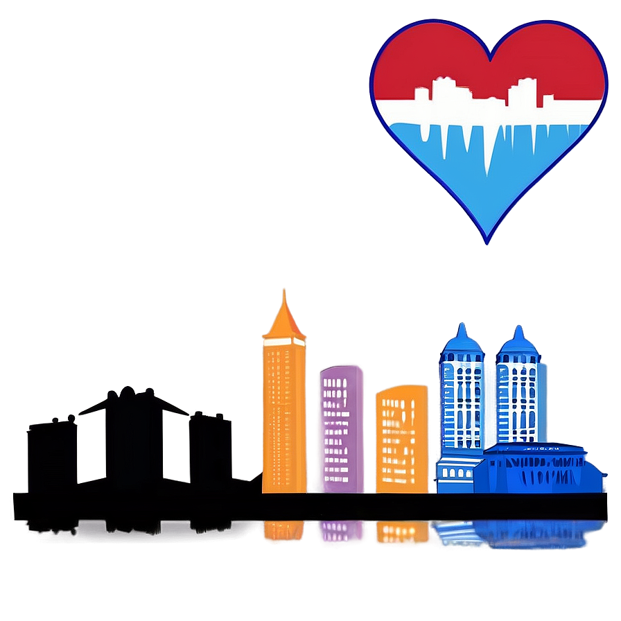 Simplified Las Vegas Skyline Png Kap54 PNG Image