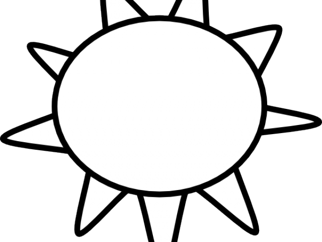 Simplified Sun Clipart PNG Image