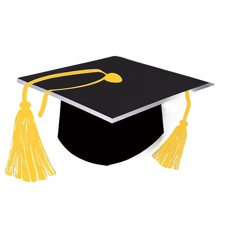 Simplistic Graduation Cap Clipart Xyl85 PNG Image