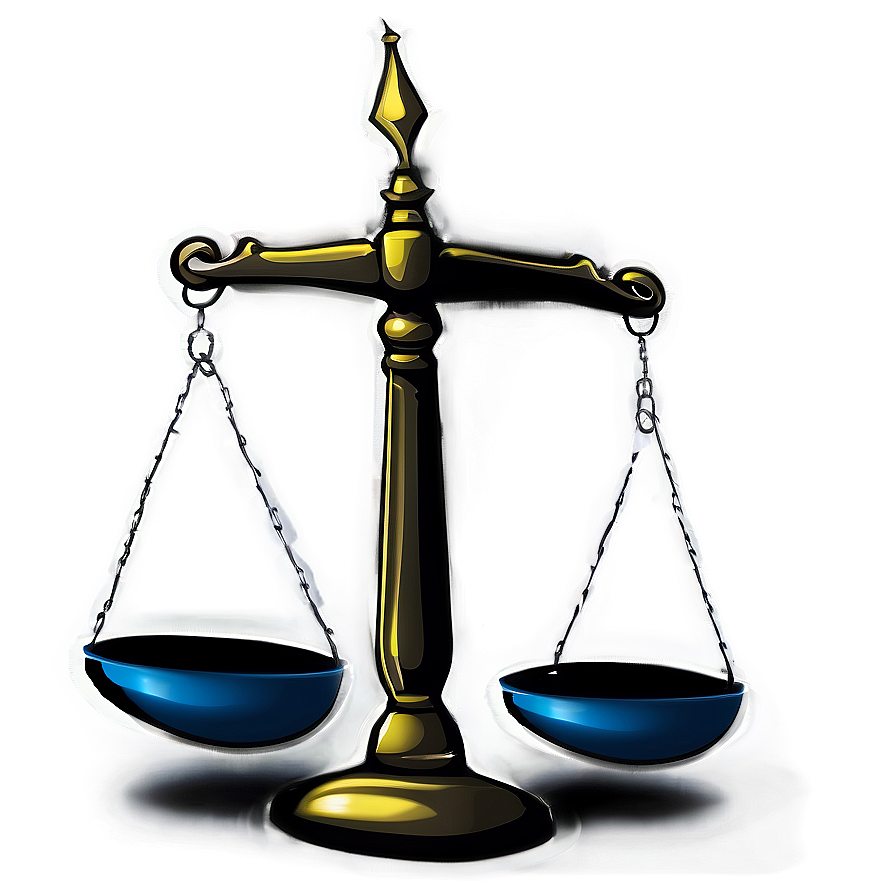 Simplistic Justice Scale Png Etj PNG Image