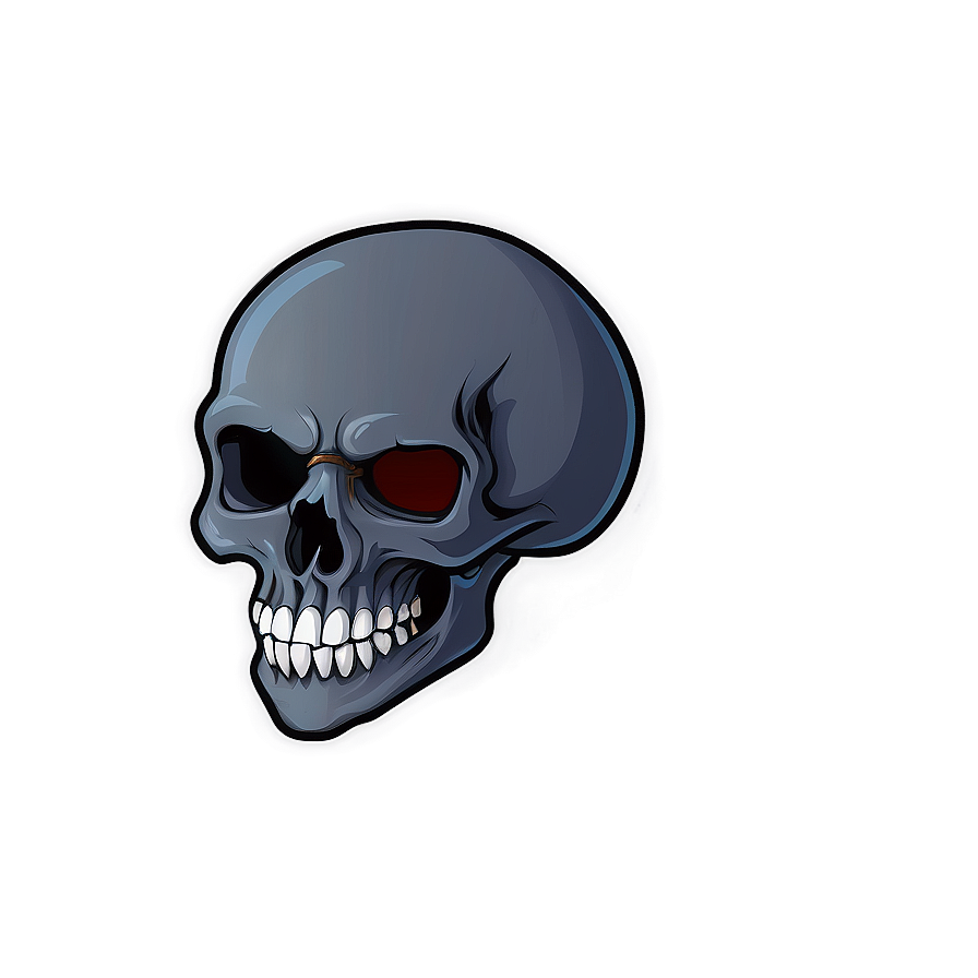 Simplistic Skull Logo Png 06282024 PNG Image