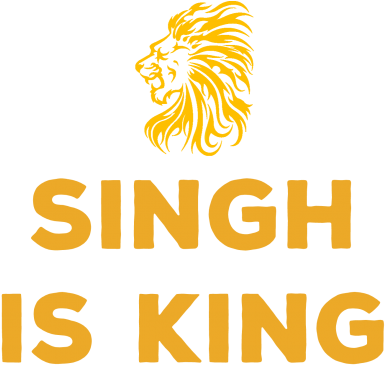 Singh Is King Lion Logo PNG Image