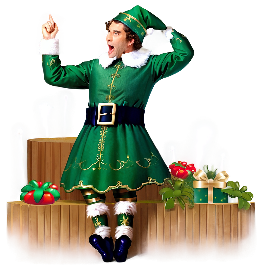 Singing Elf Png 31 PNG Image