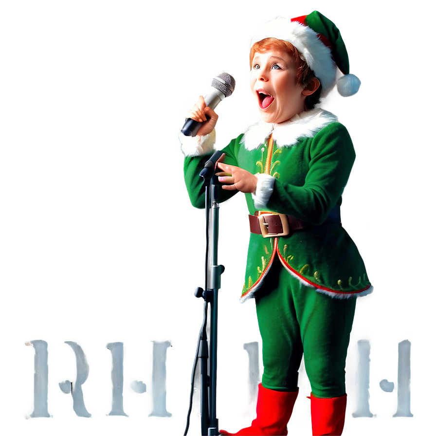 Singing Elf Png Pkk75 PNG Image