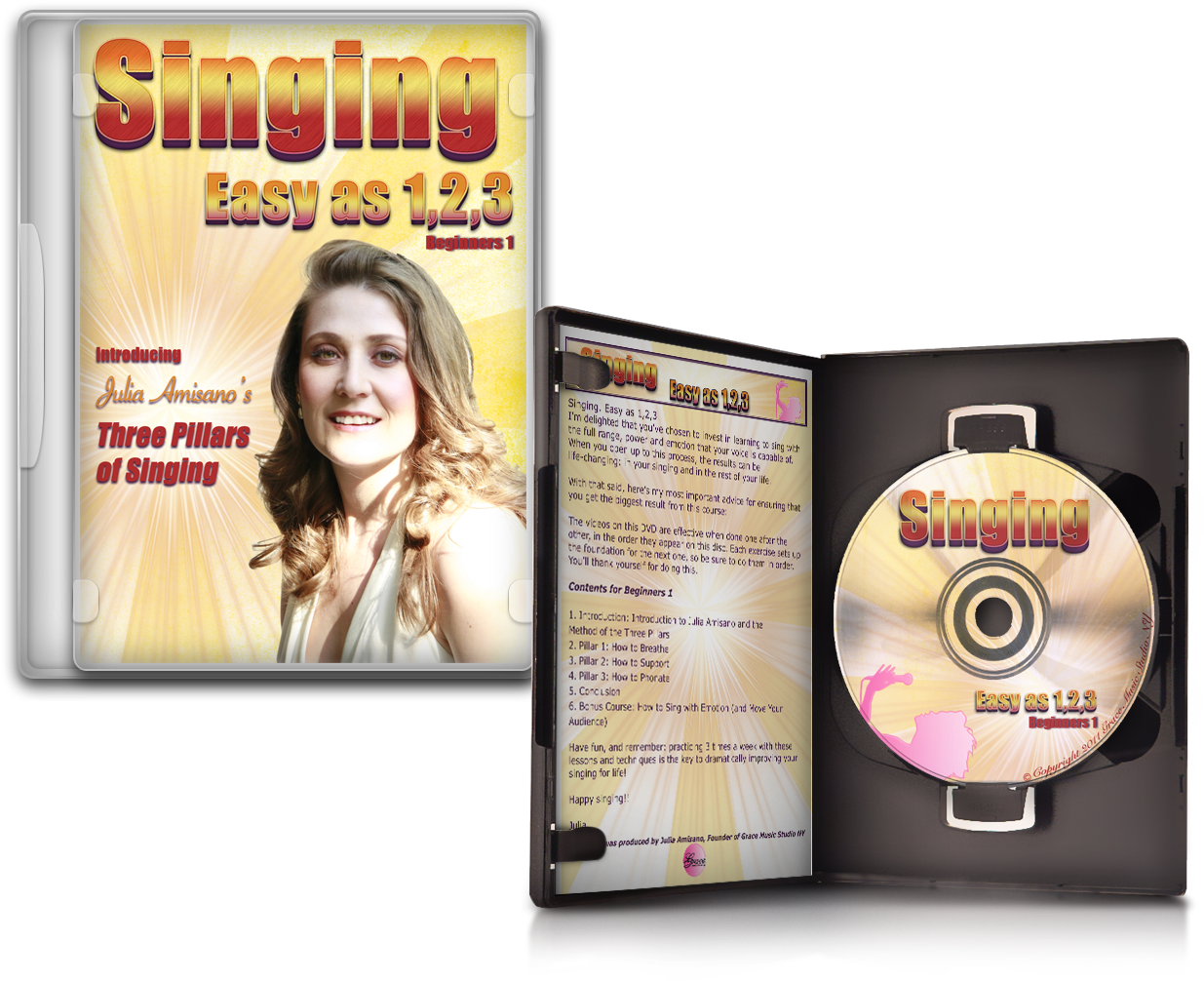 Singing Lesson D V D Set PNG Image