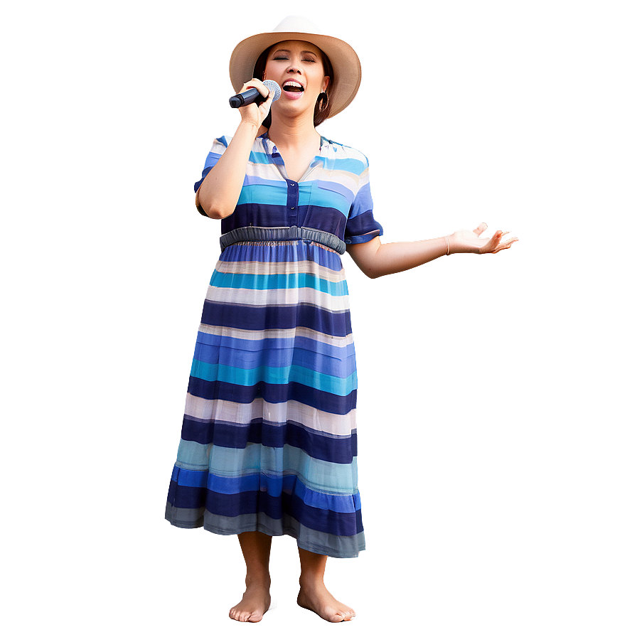 Singing On The Beach Png 06202024 PNG Image