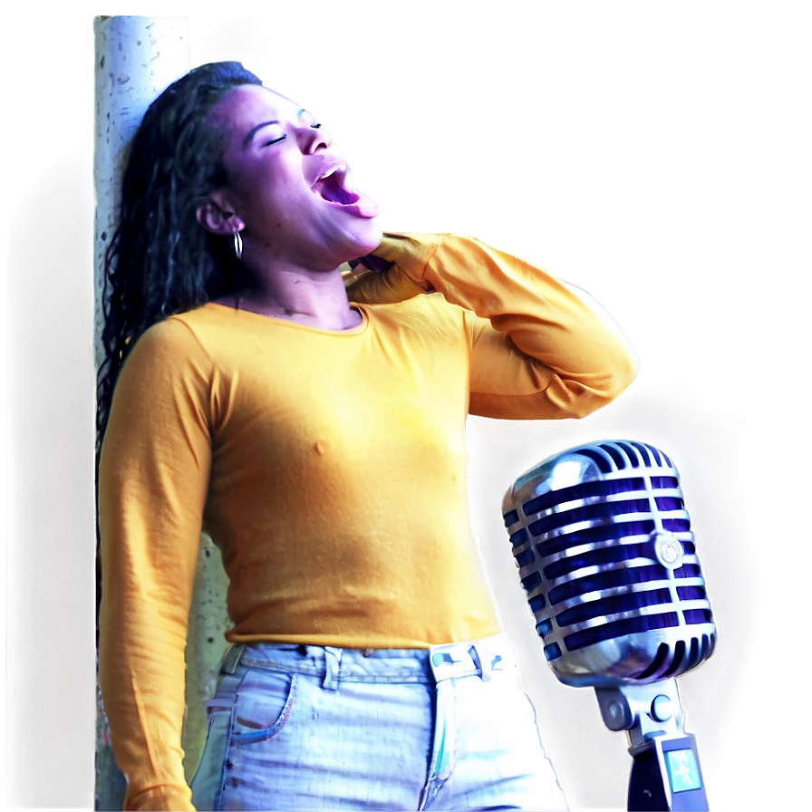 Singing Performance Png Oab PNG Image