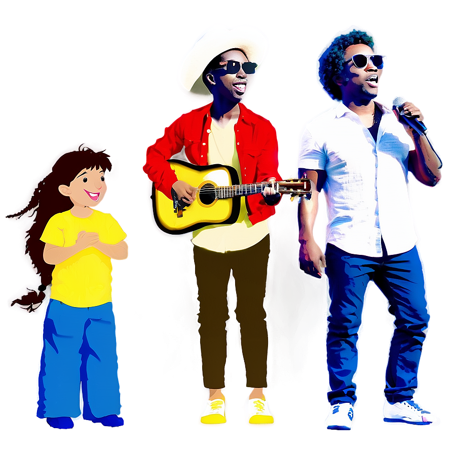 Singing With Friends Png Ejk32 PNG Image