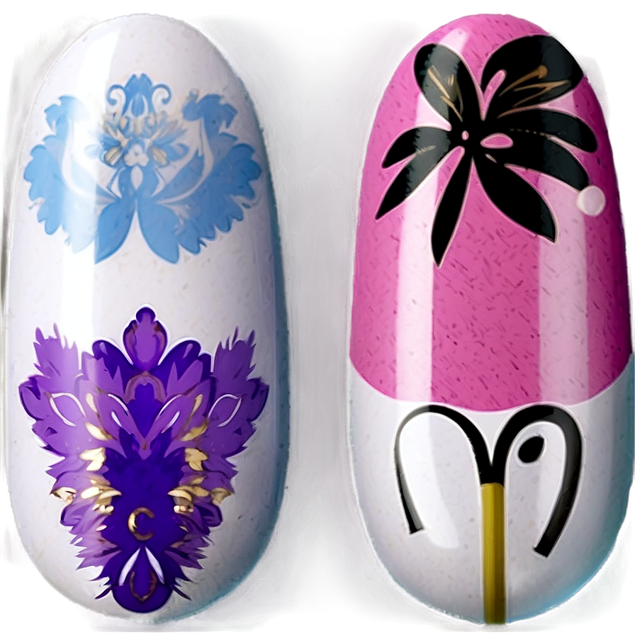 Single Acrylic Nail Art Png 73 PNG Image