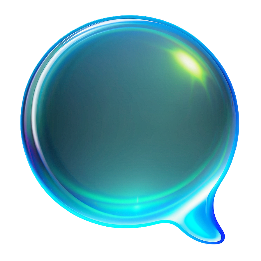 Single Bubble Chat Outline Png Yvh PNG Image