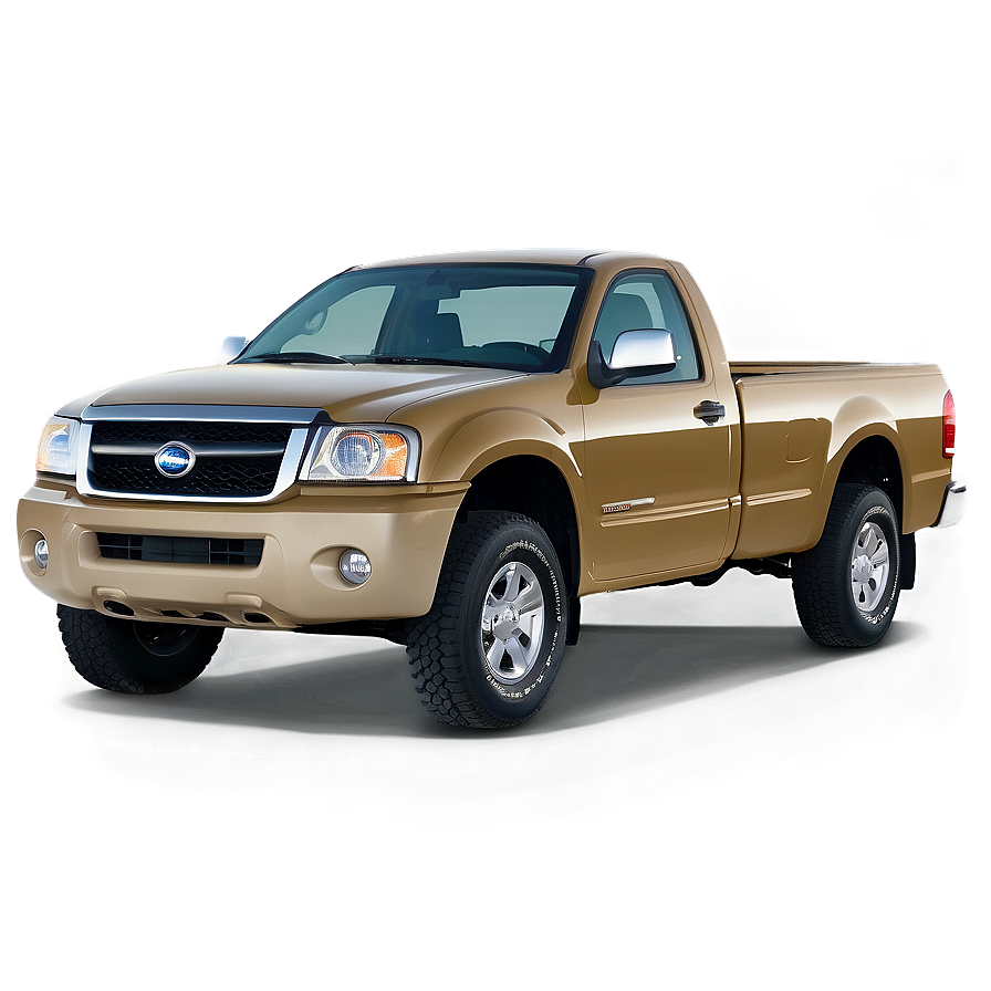 Single Cab Pickup Truck Png Mvd40 PNG Image