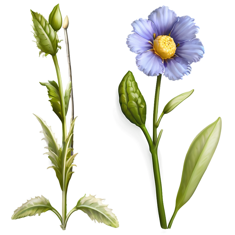 Single Flower Stem Png Stt53 PNG Image