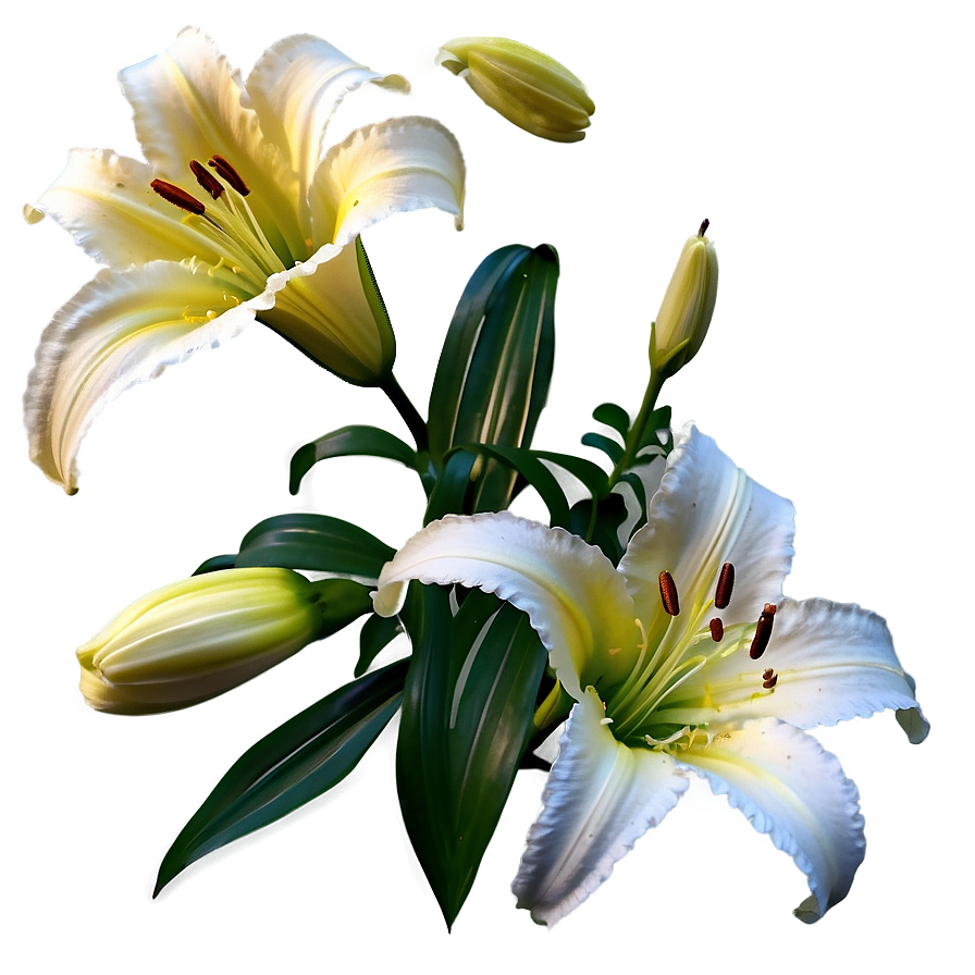 Single Lily Flower Png Dhy PNG Image