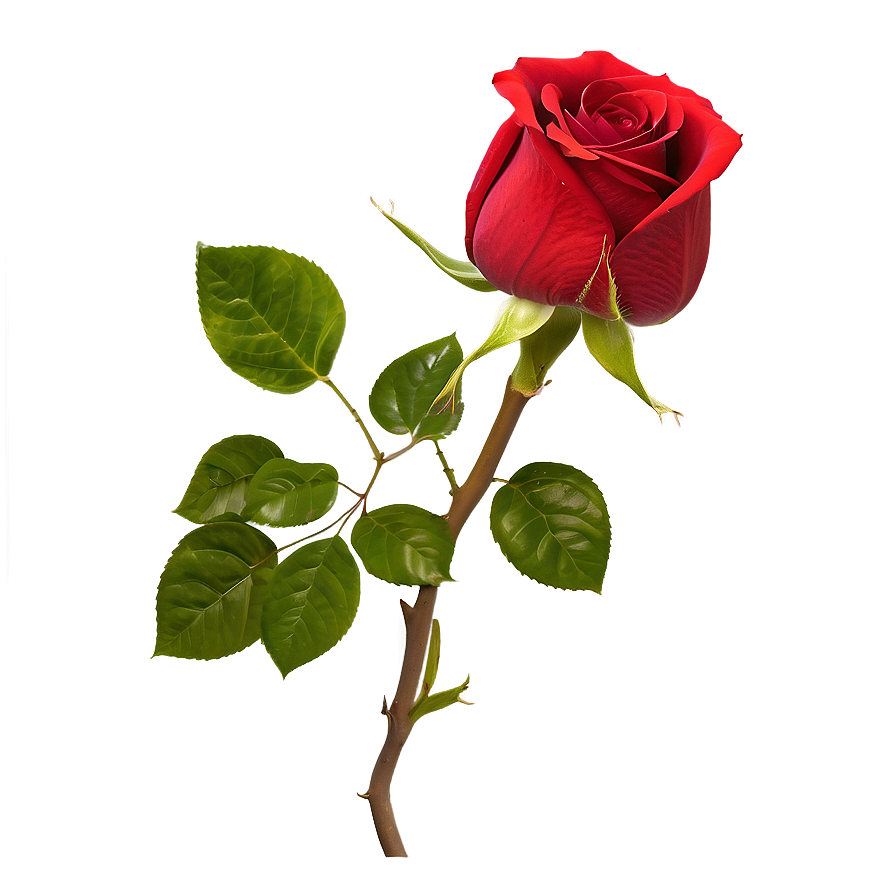 Single Red Rose Png Xgt29 PNG Image