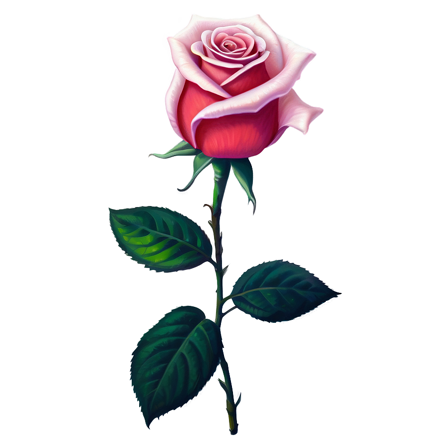 Single Rose Png Mpt46 PNG Image