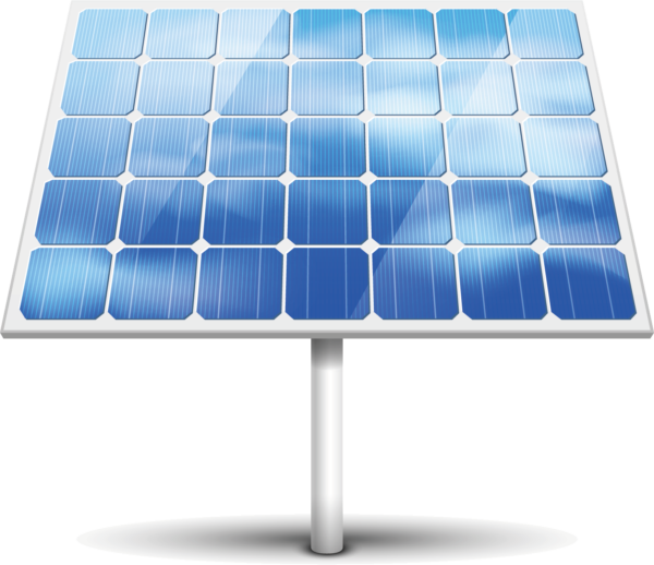 Single Solar Panel Illustration PNG Image