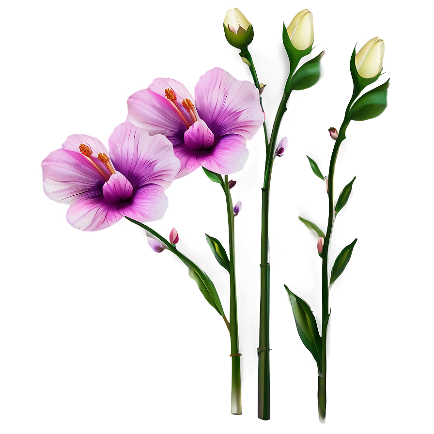 Single Stem Flower Png Olj PNG Image