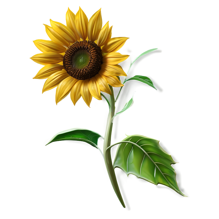 Single Sunflower Png Nbx PNG Image