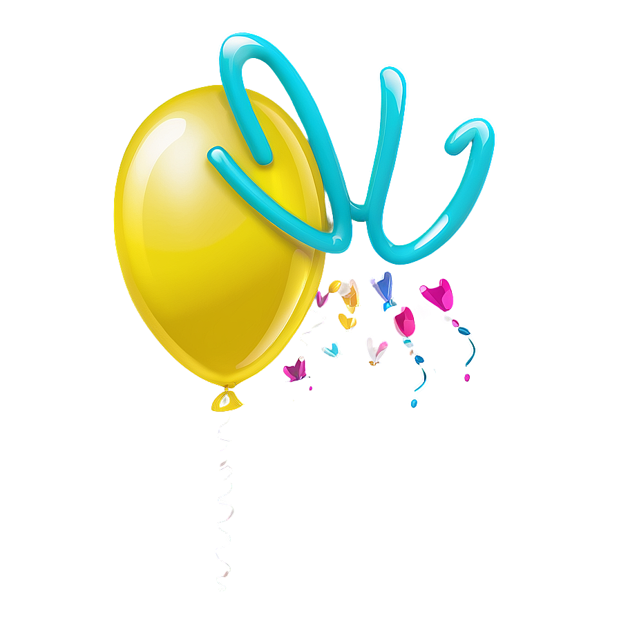 Single Yellow Balloon Png 06262024 PNG Image