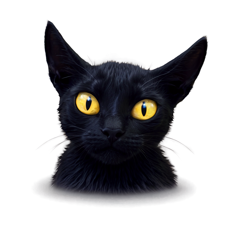 Sinister Black Cat Png 05062024 PNG Image