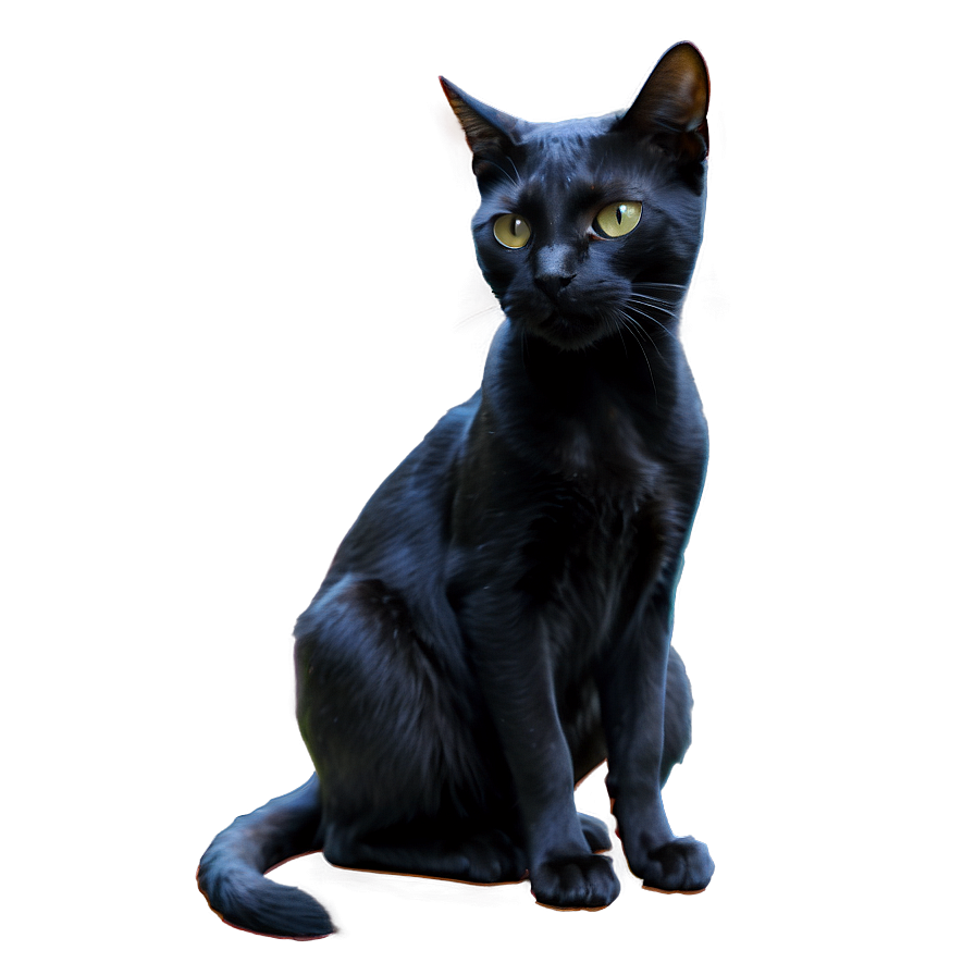 Sinister Black Cat Png 13 PNG Image