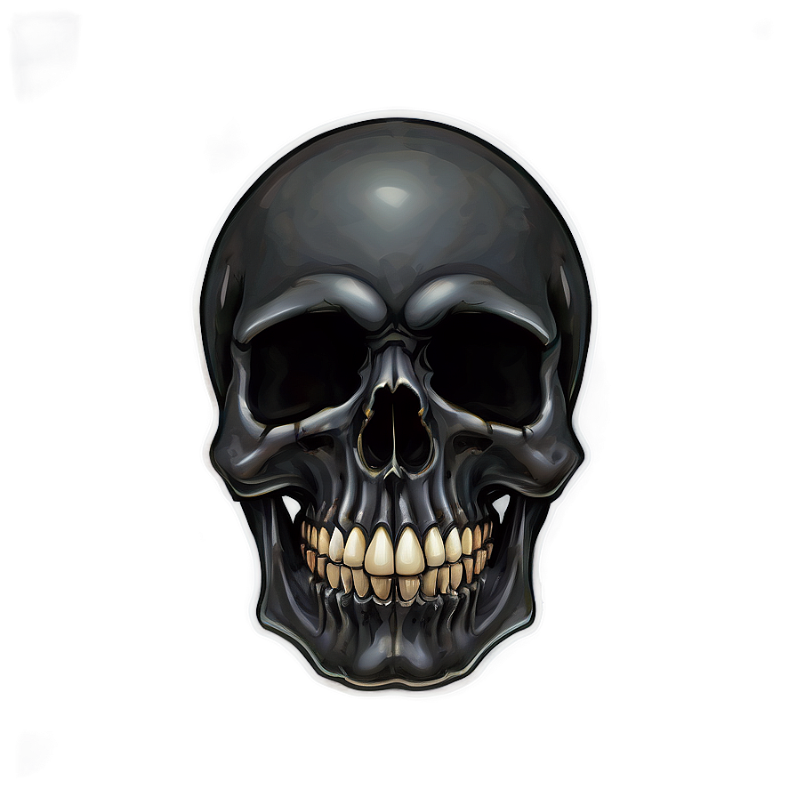 Sinister Black Skull Image Png Cub PNG Image