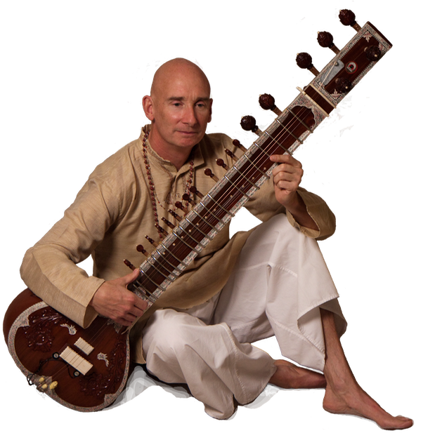 Sitar_ Player_ Traditional_ Attire PNG Image