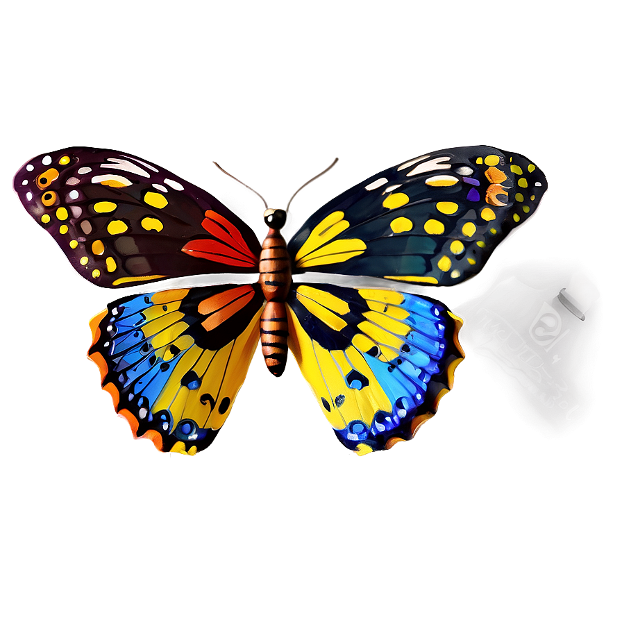 Sitting Butterflies Png Imn48 PNG Image