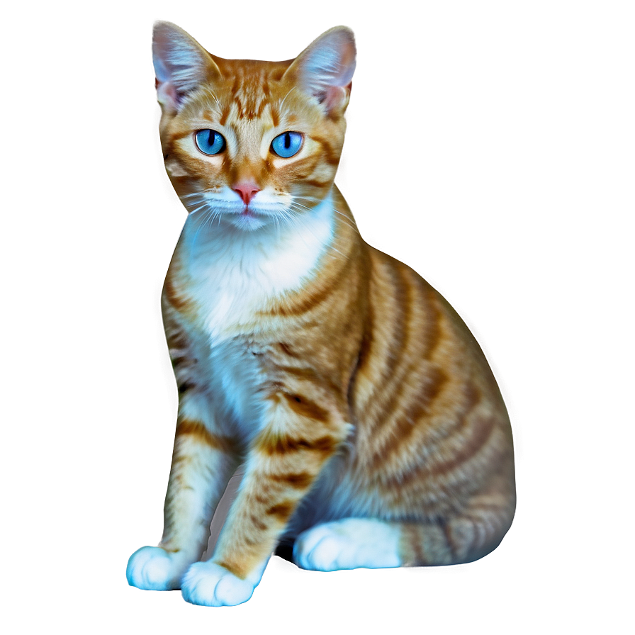 Sitting Cat Transparent Cga4 PNG Image